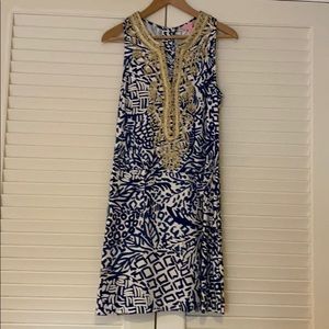 Lily Pulitzer Blue Pineapple Dress